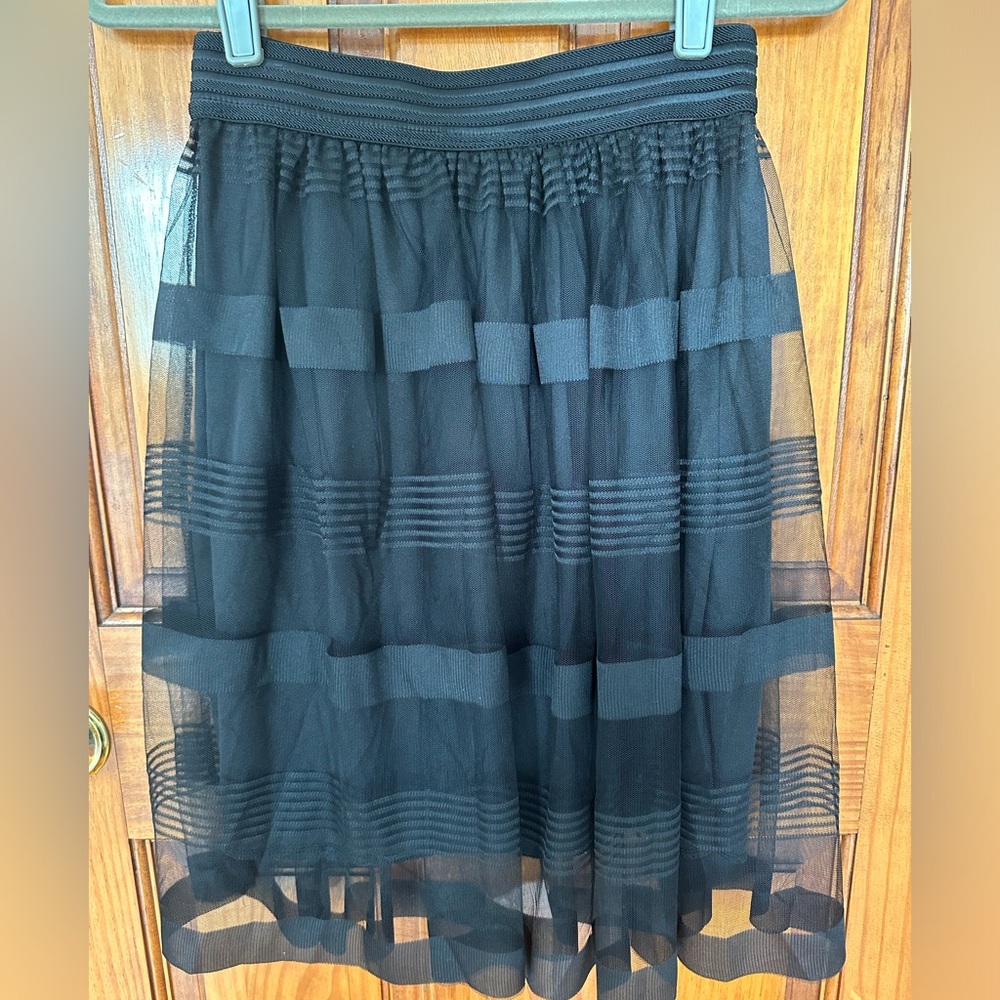 Metrowear Black Tulle Skirt in Size PM